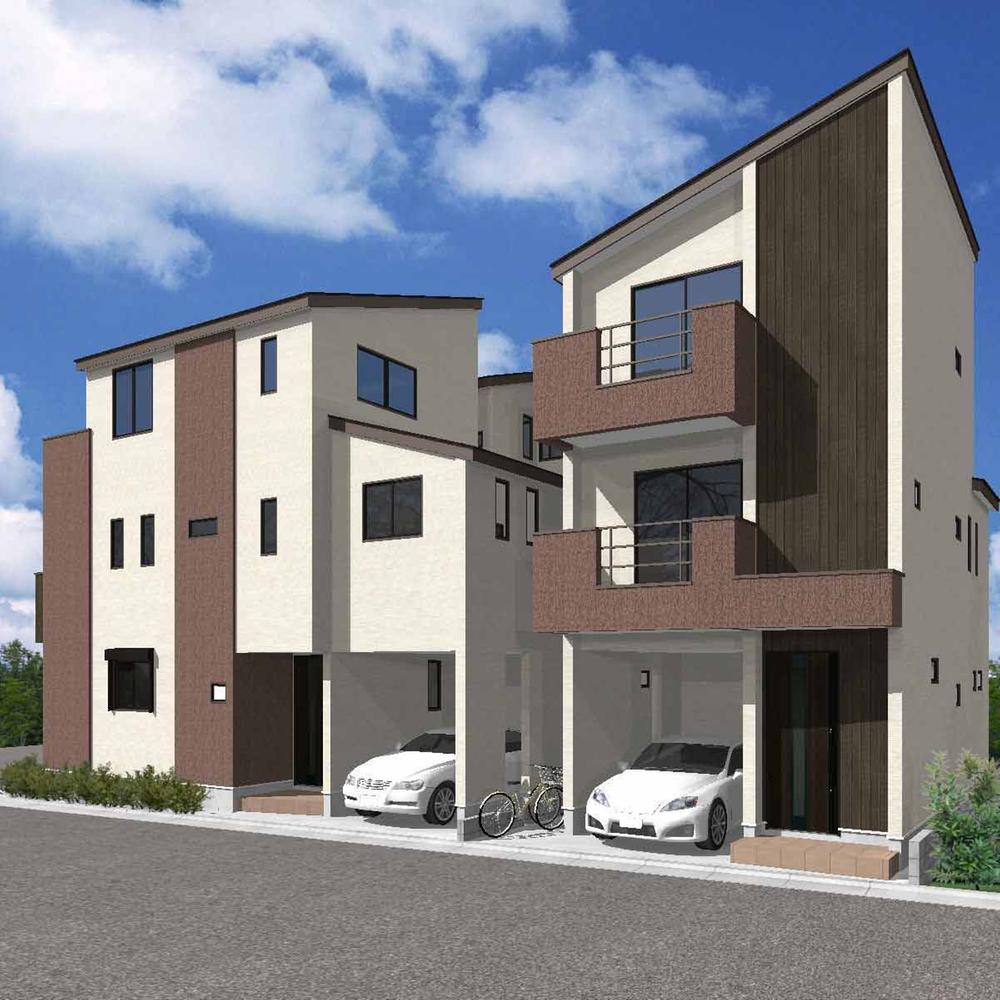 Rendering (appearance). (1 Building, 3 Building) Rendering