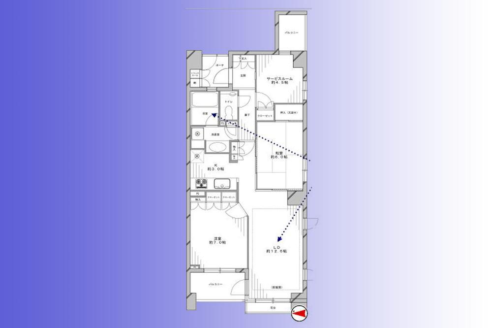 Floor plan.  ☆ The Tokimeki not Nora in floor plan ☆ For more details, please contact 0120-878-011.