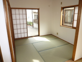 Living and room. Sunny Japanese-style