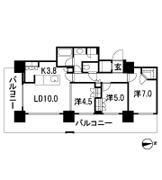 Floor: 3LDK + WIC + SIC, the occupied area: 72.91 sq m, Price: TBD