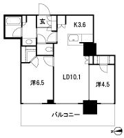 Floor: 2LDK + 2WIC, occupied area: 57.15 sq m, Price: TBD
