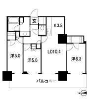 Floor: 3LDK + 2WIC + SIC, the occupied area: 71.35 sq m, Price: 57,461,000 yen, now on sale