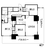 Floor: 3LDK + WIC + SIC, the occupied area: 74.07 sq m, Price: TBD