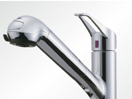 Kitchen.  [Water purifier built-in hand shower faucet] The faucet that you can adjust the water temperature with one hand, Also integrated water purifier. At any time delicious water is available.