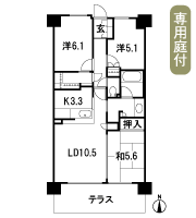 Floor: 3LDK + MC, occupied area: 68.77 sq m, Price: 32,300,000 yen, now on sale