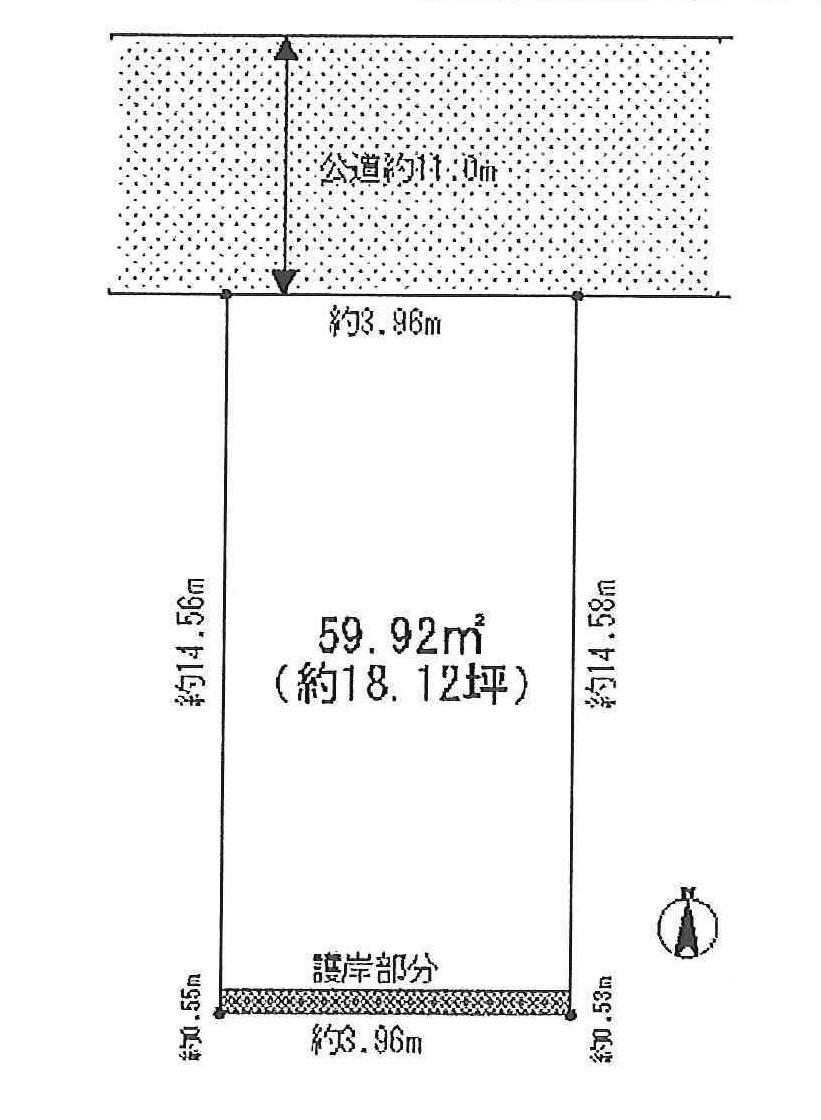 Compartment figure. Land price 39,800,000 yen, Land area 59.92 sq m