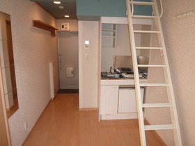 Living and room. Convenient room with a loft!