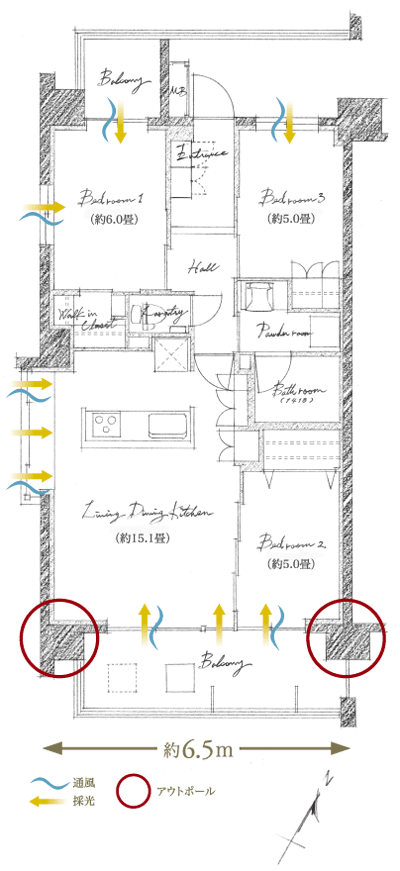 Floor: 3LDK, occupied area: 70.39 sq m, Price: TBD