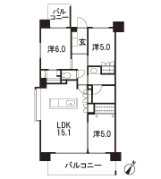 Floor: 3LDK, occupied area: 70.39 sq m, Price: TBD