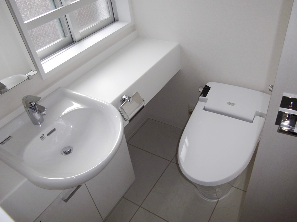 Toilet. With Washlet