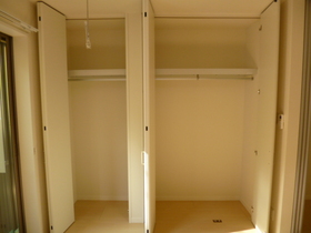 Other Equipment. Walk-in closet of the large storage