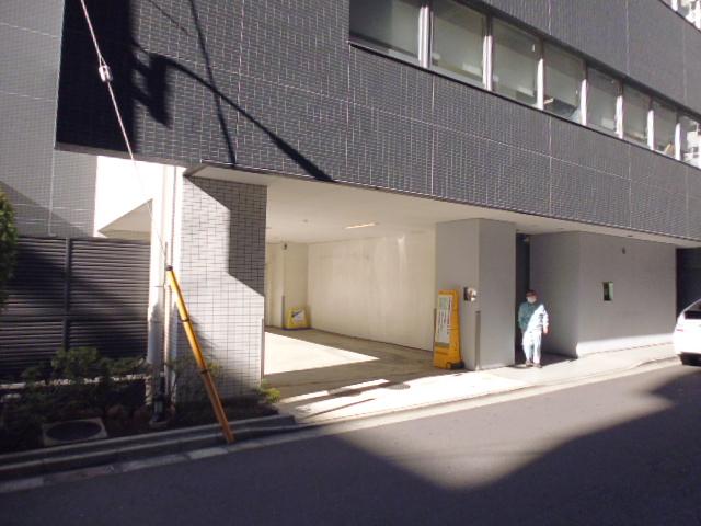 Parking lot. Common areas