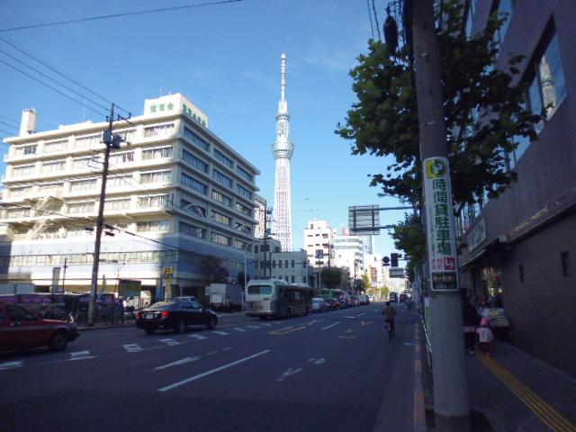 Streets around. Tokyo Sky Tree 20-minute walk