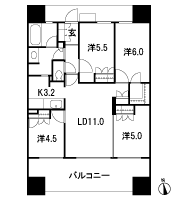 Floor: 4LDK + WIC, the occupied area: 75.07 sq m