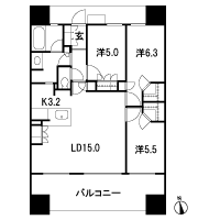 Floor: 3LDK + 2WIC, occupied area: 75.07 sq m