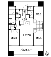 Floor: 3LDK + WIC + N, the occupied area: 72.31 sq m