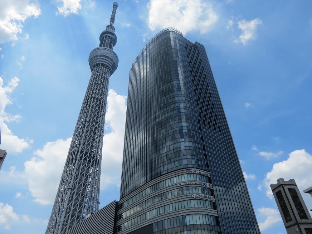 Streets around. 490m to Sky tree