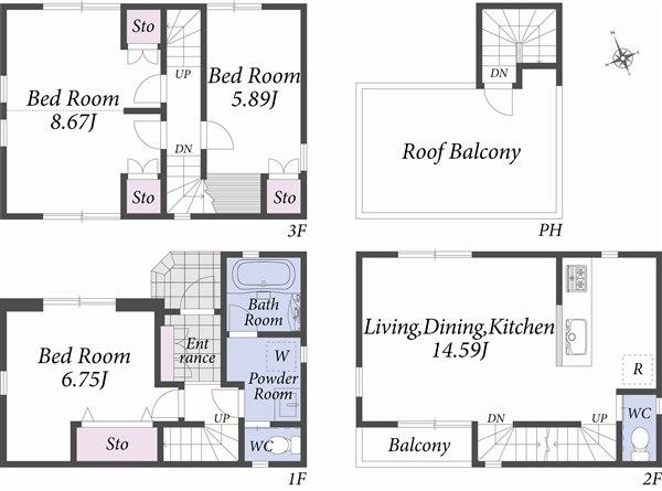 Floor plan A Building