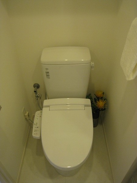 Toilet. It is a photograph of the model room (C type)