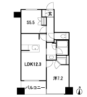 Floor: 1LDK + S, the occupied area: 56.25 sq m, Price: 39,248,000 yen, now on sale