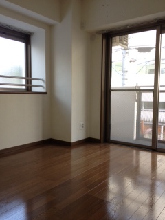 Living and room. Balcony side Western-style