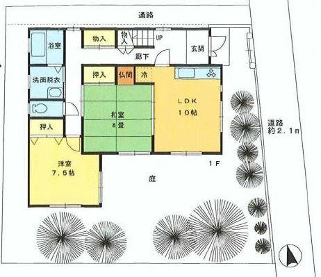 Floor plan. 26 million yen, 4LLDDKK + S (storeroom), Land area 178.63 sq m , Building area 143.25 sq m 1 floor