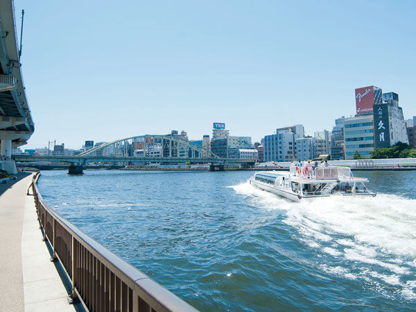 Surrounding environment. Sumida River (a 9-minute walk / About 680m)