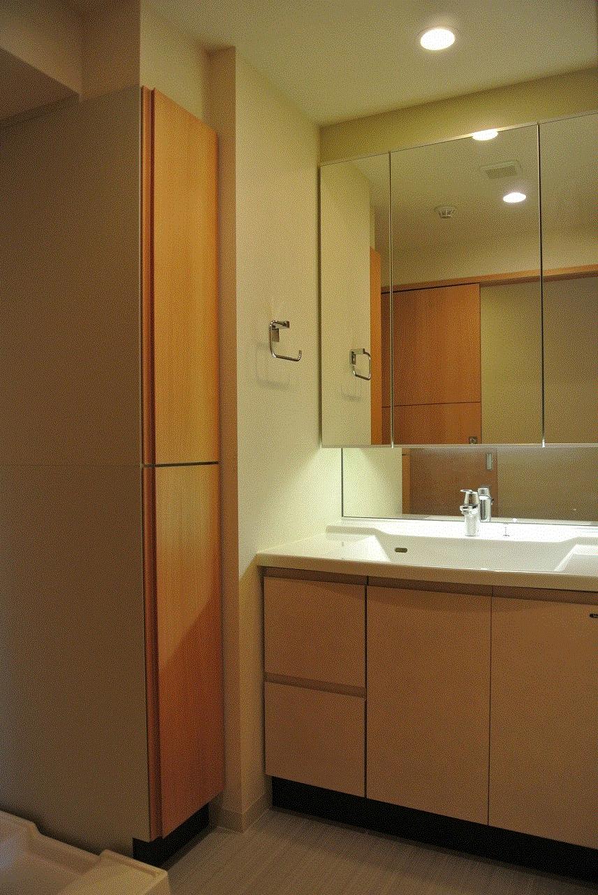 Wash basin, toilet. Vanity of the large triple mirror