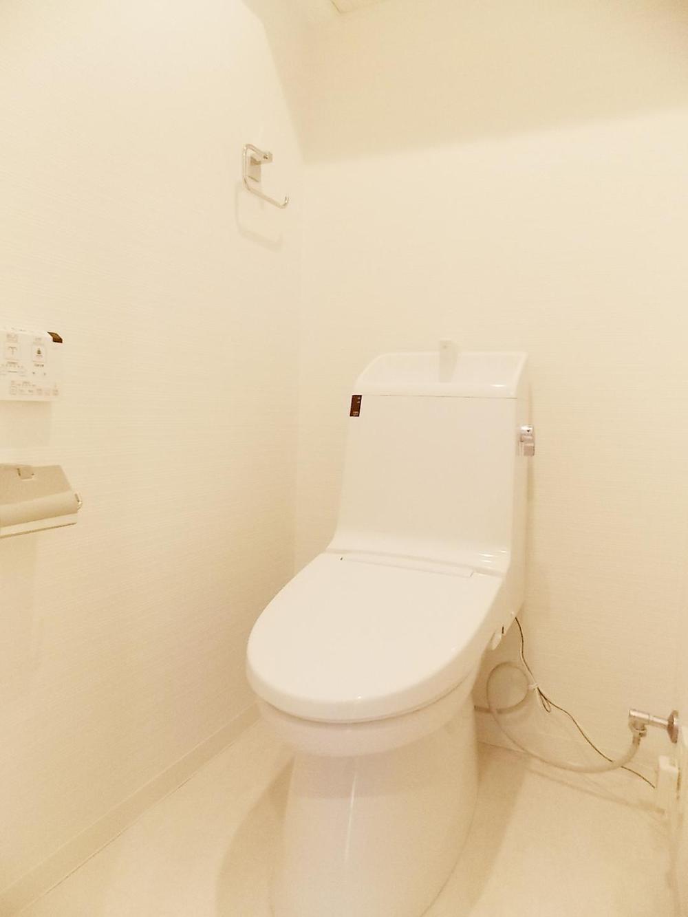 Toilet. Toilet is with a bidet.