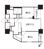 Floor: 2LDK + WIC + SIC, the occupied area: 50.52 sq m, Price: 39,680,000 yen, now on sale