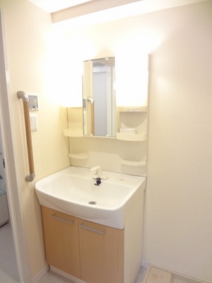 Washroom. Washbasin independence