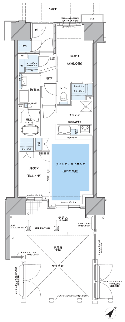 Floor: 2LDK + WIC + SIC, the occupied area: 55.69 sq m, Price: 38,442,000 yen, now on sale