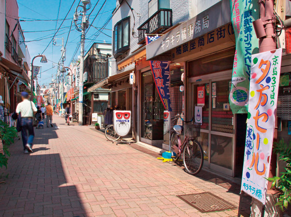 Surrounding environment. Glitter Tachibana shopping street (House-A: 14 mins ・ About 1090m, House-B: 14 mins ・ About 1070m)
