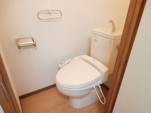 Toilet. With Washlet