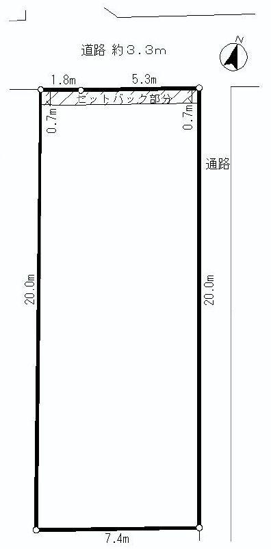 Compartment figure. Land price 49,800,000 yen, Land area 146.61 sq m