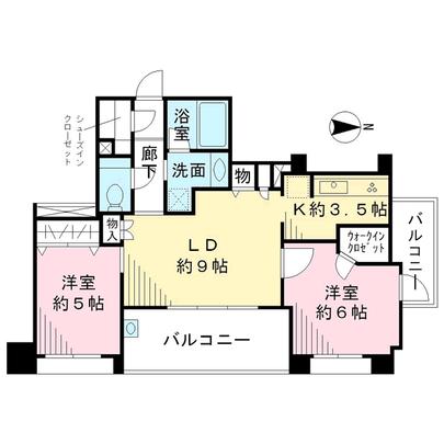 Floor plan. Sumida-ku, Tokyo Tachibana 4-chome