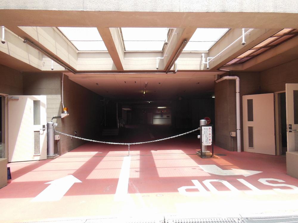 Parking lot. Common areas