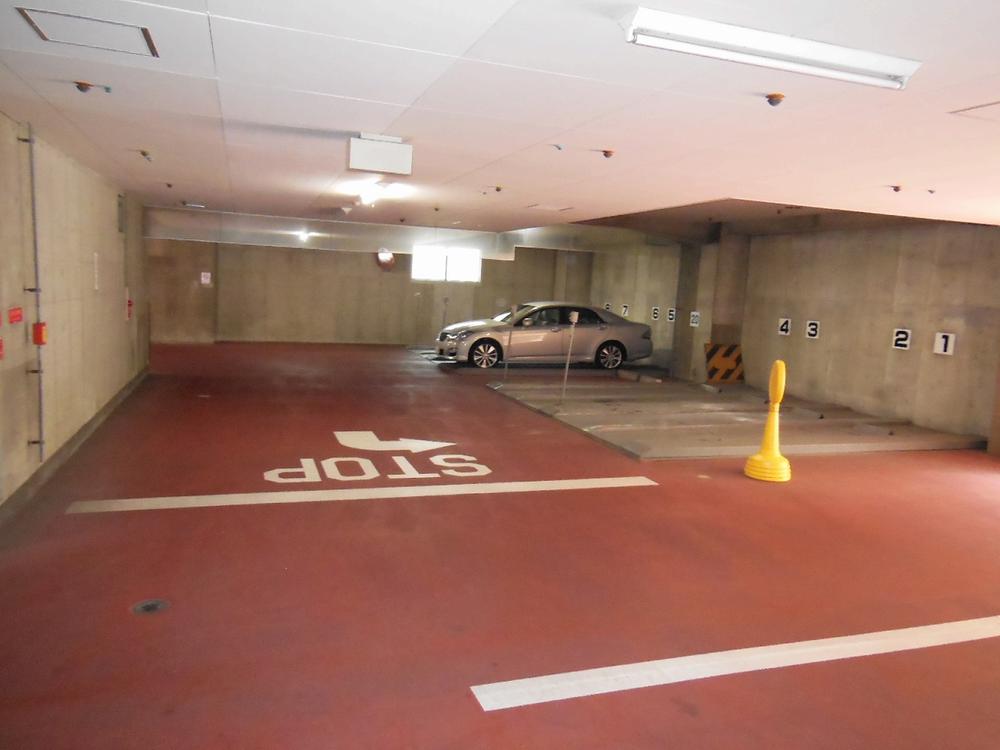 Parking lot. Common areas