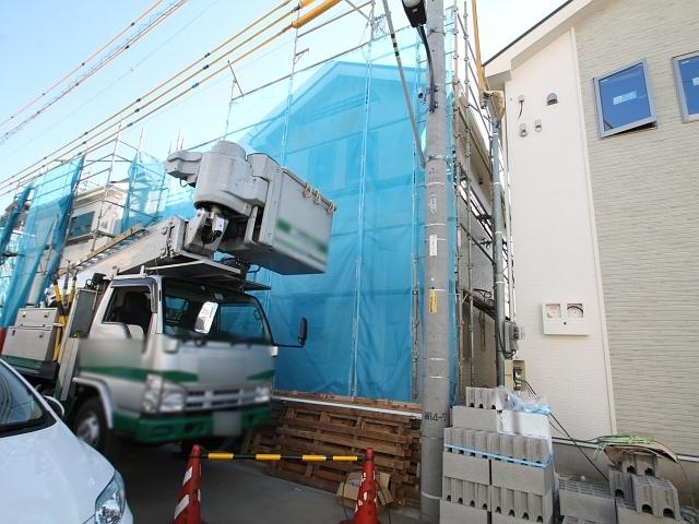 Local appearance photo. Tachikawa Ichibancho 4-chome 14 Building (center) During construction