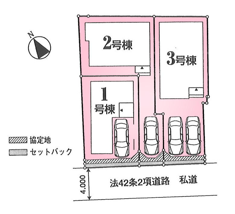 The entire compartment Figure. Tachikawa Takamatsu-cho Compartment Figure
