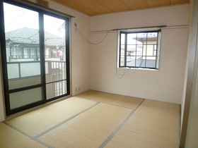 Living and room. Bright Japanese-style room in the two-sided lighting