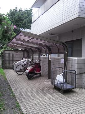 Other common areas. Place for storing bicycles