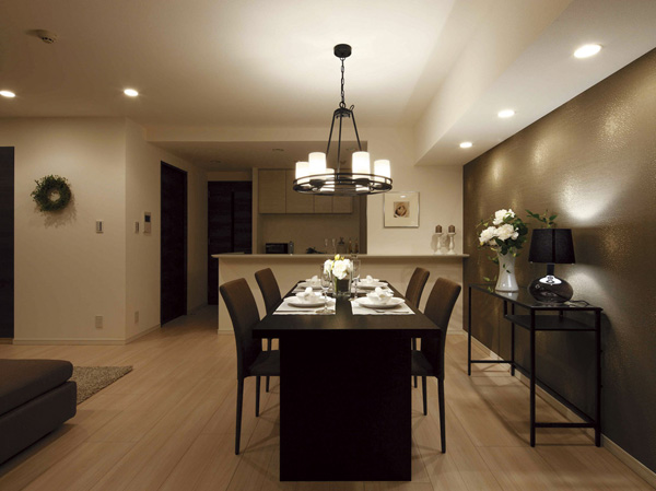 Living.  [dining] To produce a blissful time, Rich living space.