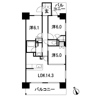 Floor: 3LDK + wic, occupied area: 69.88 sq m, Price: 33,924,138 yen ・ 34,229,760 yen, now on sale