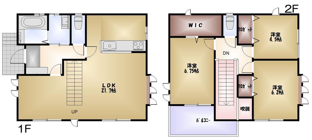 Floor plan. 48,800,000 yen, 3LDK, Land area 115.4 sq m , Building area 91.32 sq m floor plan