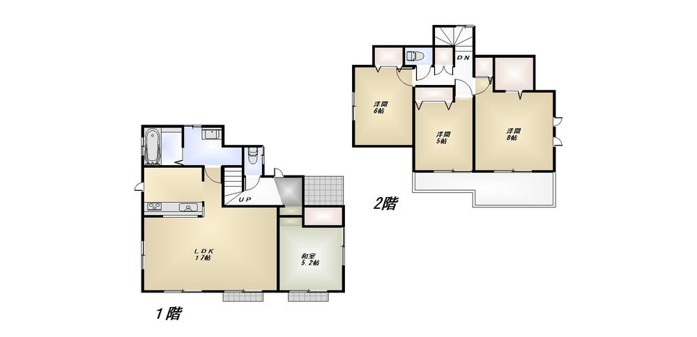 Floor plan. (1 Building), Price 39 million yen, 4LDK, Land area 116.84 sq m , Building area 104.37 sq m