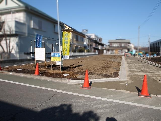 Local land photo. 2-chome, site landscape Tachikawa Kamisuna cho During construction