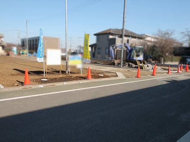 Local land photo. 2-chome, site landscape Tachikawa Kamisuna cho During construction