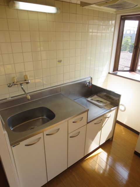 Kitchen. Gas stove can be installed, Storage is also rich