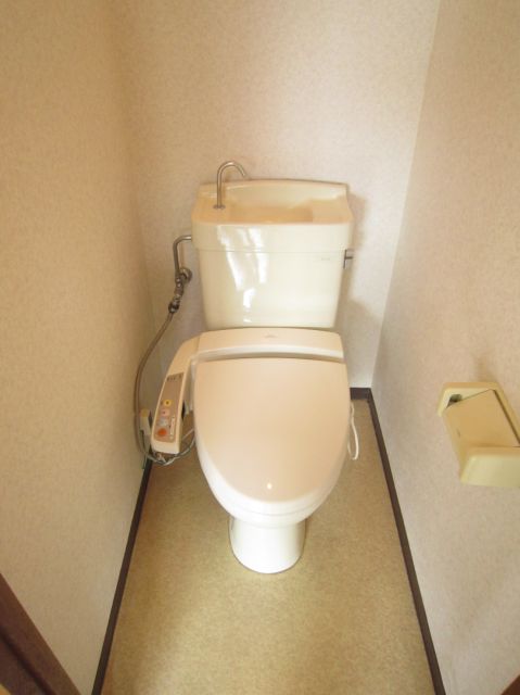 Toilet. Western-style toilet Bidet